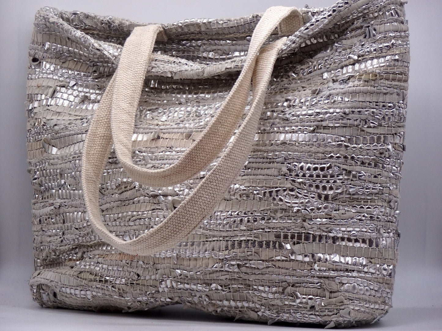 Strandtasche Silber